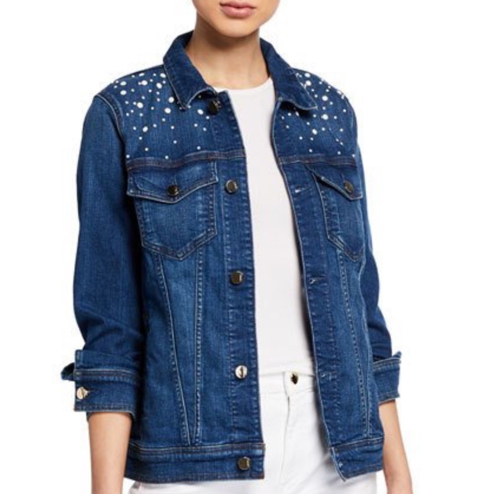 Jen 7 by 7 for all mankind denim jacket size sm